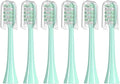 Compatible for Electric Toothbrush Replacement Brush Head kit - 6 Pieces(BH801 Green 6PCS)