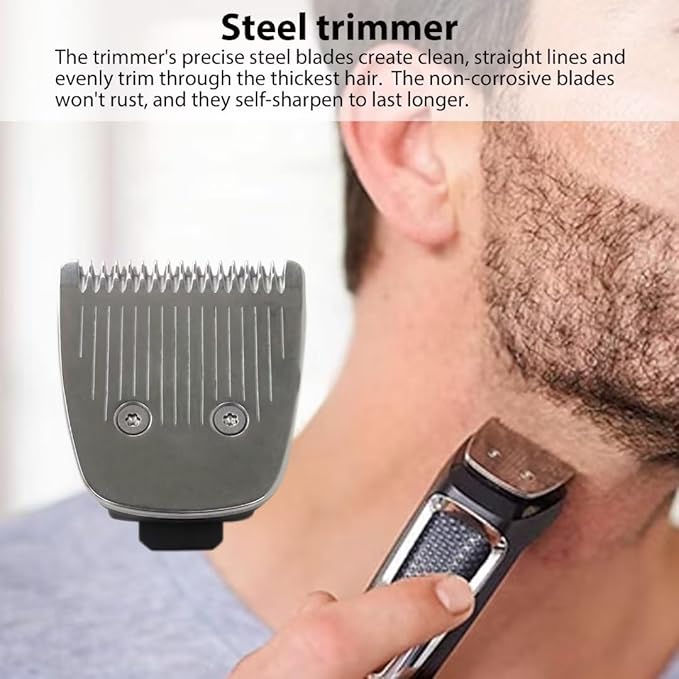 30 mm Beard Stubble Hair Trimmer Blade Replacement for Philips Norelco MG7750 MG7770 MG7785 MG7790 MG7991 MG7796 MG9730