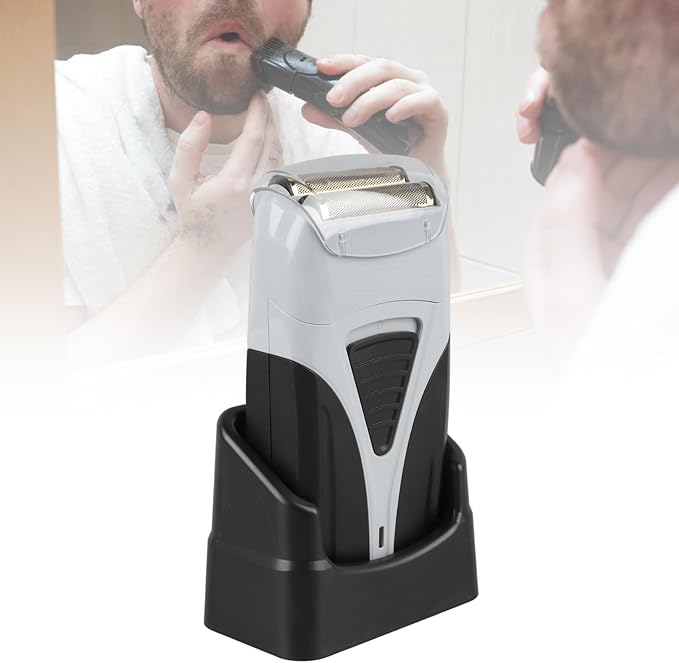 Men Reciprocating Electric Reciprocating Cordless Precision Beard Trimmer Electric for Travel Case