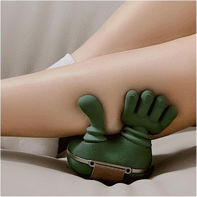 Shiatsu Neck and Back Massager with Heat Real Hand Simulation Deep Tissue Electric Massager for Neck Shoulders &amp Back 3D Kneading 3-Speed Adjustable USB Rechargeable Portable Gift