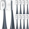 Compatible for Vibrating Electric Toothbrush with Replaceable Head(Gray)