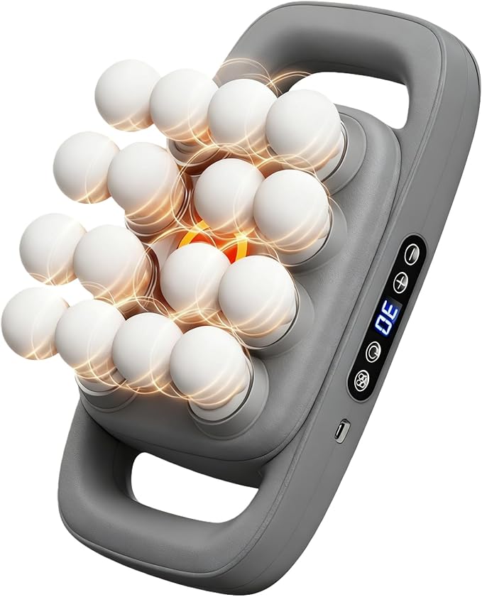 16 Head Massage Gun Deep Tissue 16-Drive 8-Head Massage Gun Set with 30 Levels &amp 3Modes for Thighs Arms Waist