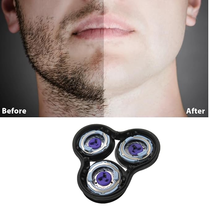 2024 Upgraded SP9800 /SH98/72 Silver Replacement Shaver Head For P-hilips Norelco Series 9000 Prestige - SH98/72 SP9820 and SP9860 razors