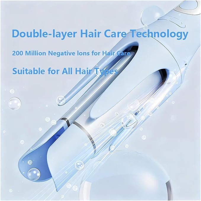Automatic Curling Iron with 28/32/40mm Barrels - Rapid Heating Scald Design for Long-Lasting Curls(SL318Pink)