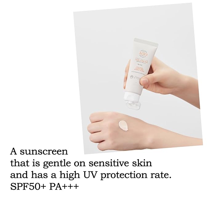 100 Non Nano Mineral Filters Sun Cream (50ml) SPF50+/PA+++ [Made in Korea]
