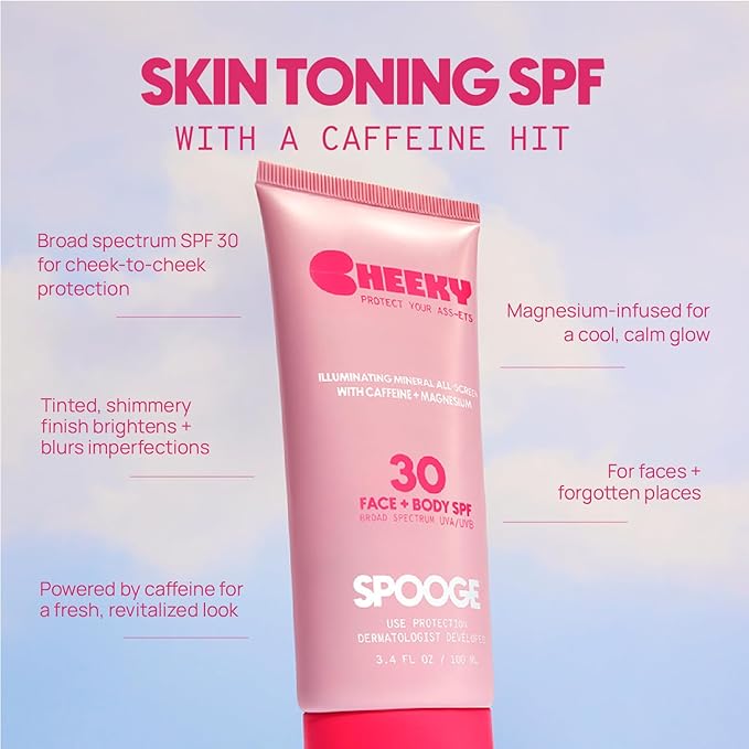 Glow SPF Duo – Dew Me Tinted Mineral SPF 30 Face Sunscreen + Cheeky Shimmer Mineral SPF 30 Body Sunscreen