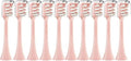 Replacement Brush Heads Compatible for X3 X5 V1 X3U 5-10pcs Bristle Toothbrush Sealed Packed(10 Pink)