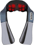 Neck Massager with Heat Shiatsu Shoulder and Back Massager Electric Kneading Back Massager Massage Pillow for Deep Tissue Birthday Day Gifts for Husband Wife Dad Mom Women &amp Man