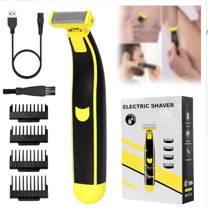 Gentle Dry Shaver (Black Yellow)