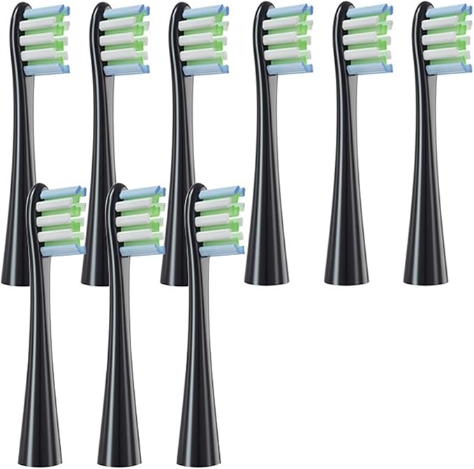 Replacement Brush Heads Compatible for OCL EAN Flow/X PRO Elite/X PRO /F1/Z1/One/ Air2 Sonic Electric Toothbrush Nozzles Soft Dupont Bristle(9 HOC)