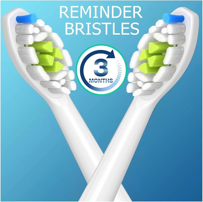 Replacement Toothbrush HeadsCompatible for with Electric and Other Snap-On Handles(6White 6Black)