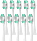 Electric Toothbrush Heads Compatible for Aquasonic Black Series/Series Pro/Vibe Series Unisex Replacement Nozzle(10PCS White)