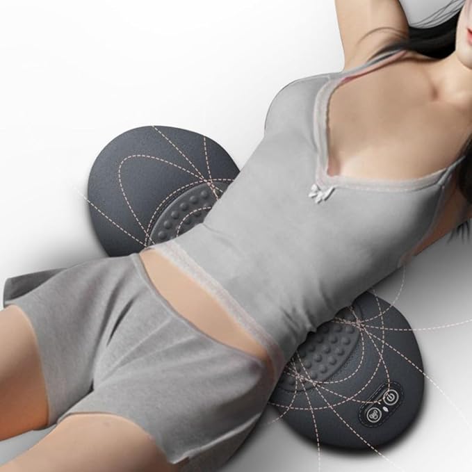 Back Massager New 3-in-1 Back Massagerwith Electric Traction Lifting &amp Heat Compress All-Round Support Relieve Neck/Shoulder Discomfort