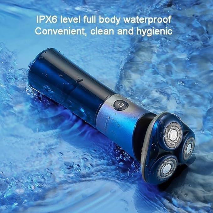 Electric Razor for Men Men's Electric Shaver 3D Floating Blade Washable Type-C Rechargeable Razor Waterproof Digital Display Face Shaving Beard Machine