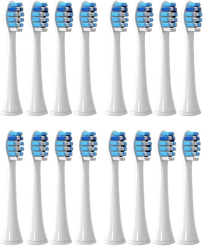 Compatible for Toothbrush Brush Head Replacement Heads HX3/HX6/HX9 Series HX3210/3211/6150/6500/6510/6530/9342/6730(16P3)