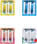Brush Heads Refill Compatible for O bElectric Toothbrush Heads Replacement for Oral Nozzles D12 Cross(16pcs-Mix-E)