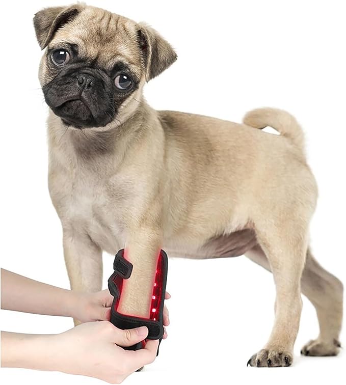 Red Light Therapy for Dogs Legs Infrared Light Therapy Belt Wearable Dogs Leg Therapy Device with 34 Light Beads for Dogs Legs Repair Relieving Joint Pain