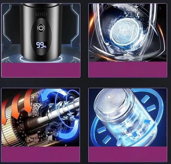 Portable Recharge Men's Rotary Shaver