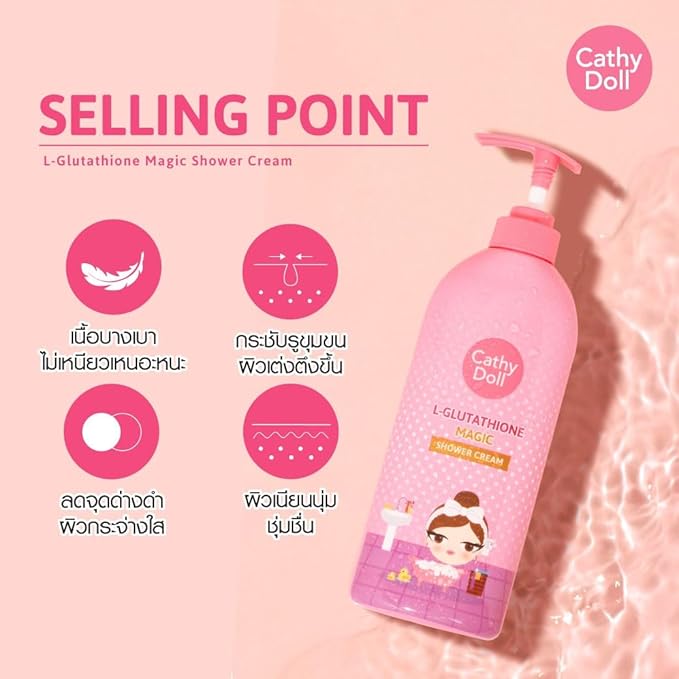Body Wash Cream for Soft &amp Skin 500ml Gentle Cleanser for All Skin Types