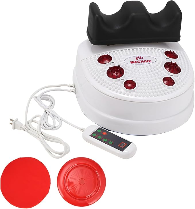 Fitness Blood Chi Machine Foot Leg Massager Passive Aerobic Exerciser for Vitality Swing Shaking Exercise with Wire Control 10 Gear Speed Adjustable