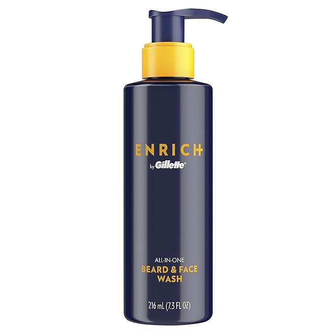 Gillette Enrich Beard &amp Face Wash for Men - 7.3 fl oz