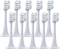 Compatible for T300 T500 T700 Electric Toothbrush Nozzles Replacement Tooth Brush Head(White-Soft)