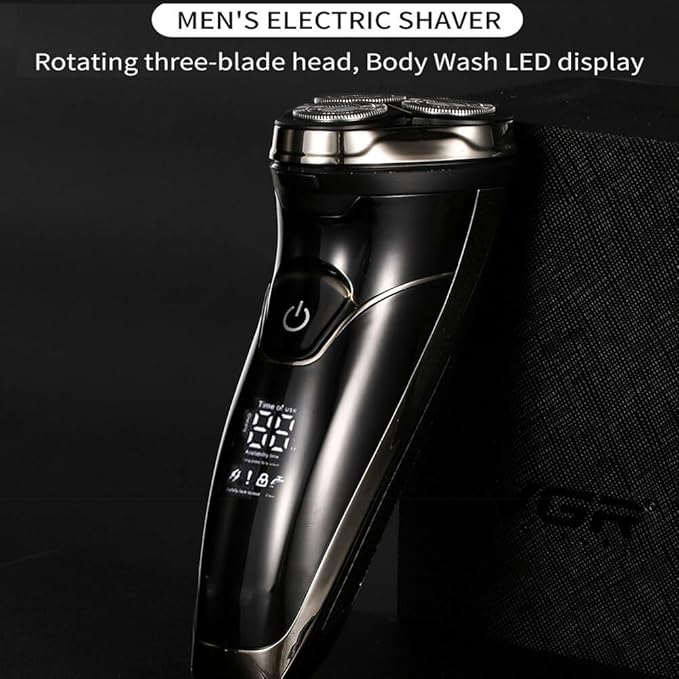 Head Shaver for Men Men's Smart Electric Shaver Fast Charging Razor Beard Trimmer 3D Floating Cutter Head Shaving Machine LED Display