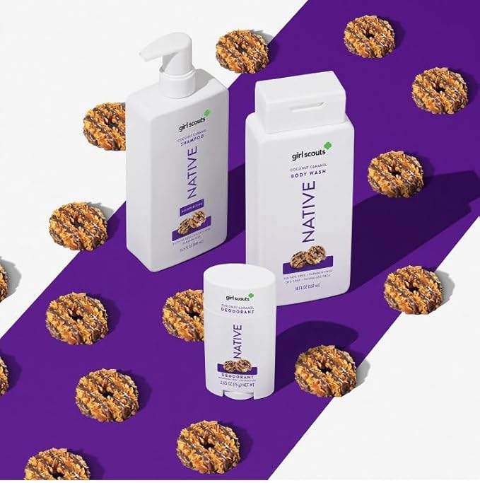 Native Limited Edition Girl Scout Coconut Caramel Cookie Deodorant - 2.65oz 1 Count (Pack of 1)
