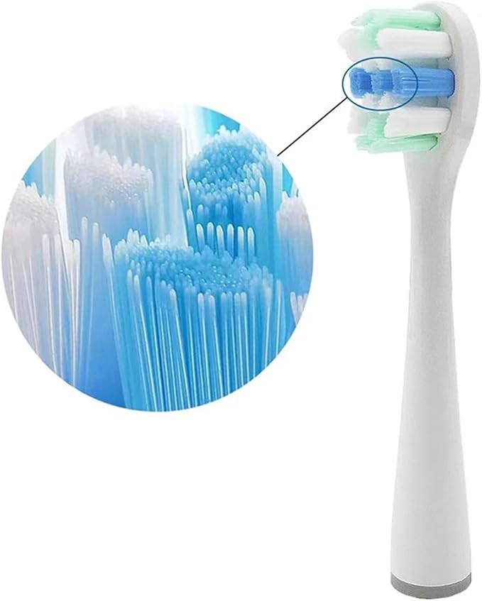10/20PCS Toothbrushes HeadCompatible for Usmile Y1S/Y4/U1/U2/U3/P1/P4 Soft Sonic Electric Toothbrush Clean(White)