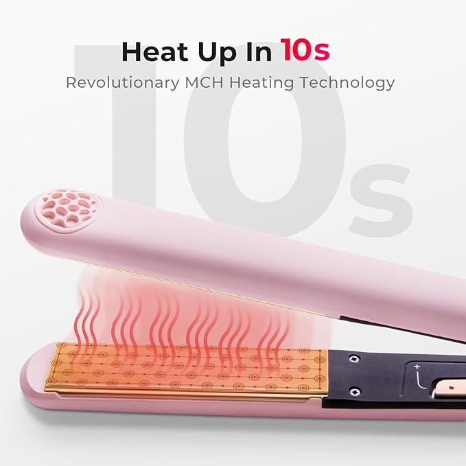 Upgraded TYMO Airflow Curling Iron + Flat Iron Hair Straightener