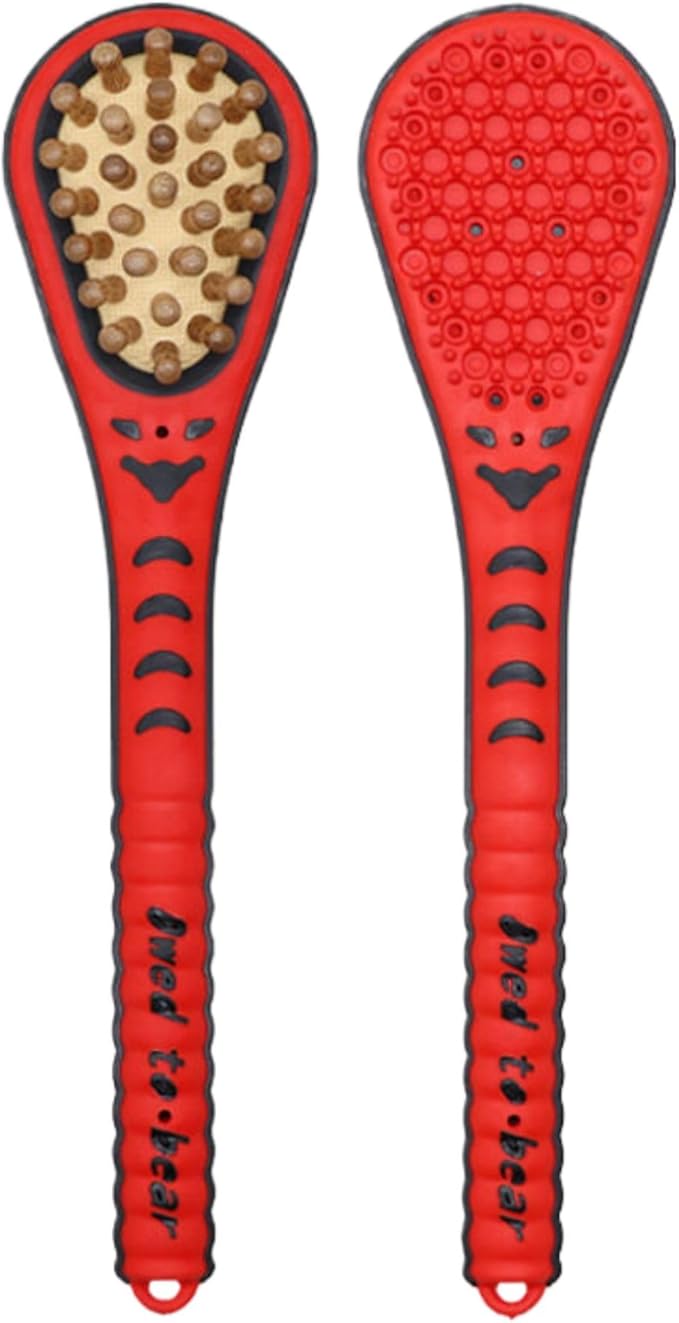 手持式多功能圆头敲打按摩锤 Manual Body Massage Hammer 经络按摩棒 Leg Arms Back Calves Roller Massage Roller Stick 捶子拍打肩颈背部神器 HomeOffice Body Electric Massagers