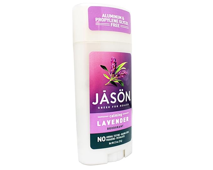 JASON Calming Lavender Deodorant Stick 2.5 Ounce Sticks (Pack of 3)
