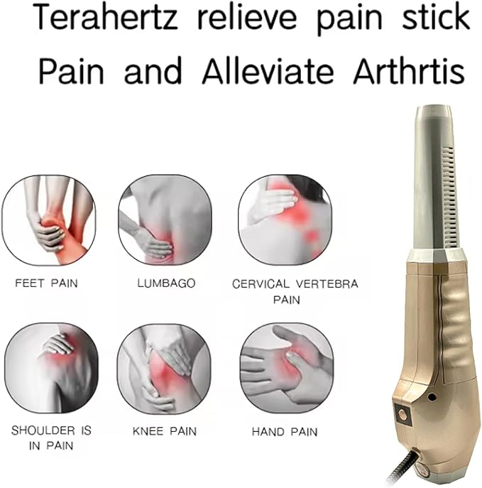 Terahertz Therapy Rod Terahertz Therapy Machine Therapy Wand Promote Cells Regeneration and Relax Muscle and Eliminate Fatigue Suitable for Places As Beauty Salons Health Care