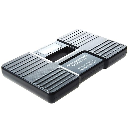 Weighing Scale Compact Electronic Bathroom Scale Accurate Weight Weighing Scale Max 150Kg Black