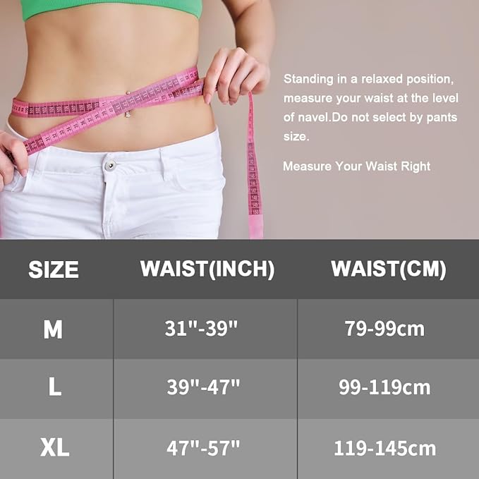 Cordless Heating Pad Back Massager Brace Rechargeable Heated Back Brace and Massage Belt for Lower Back Pain Relief(M)