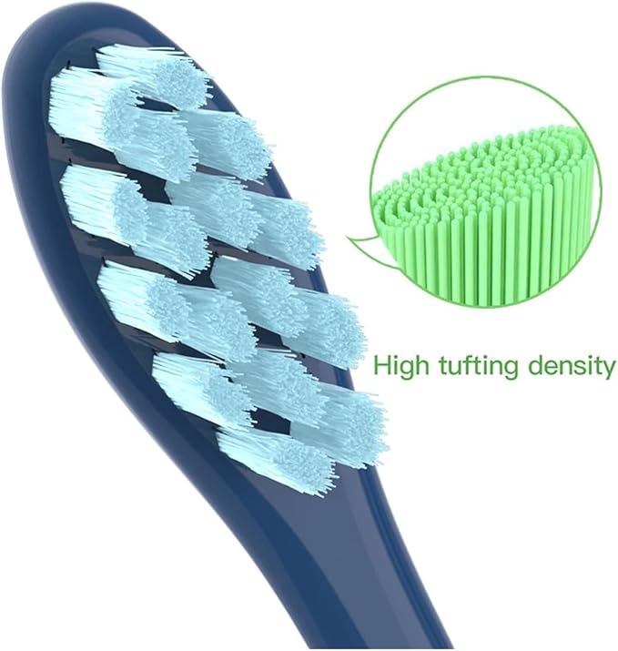20/50/100PCS Blue Replacement Brush Head Compatible for Oclean X/X PRO/ Z1/ F1/ One/Air 2 /SE Soft Dupont Bristle Sonic Nozzles(50Blue)