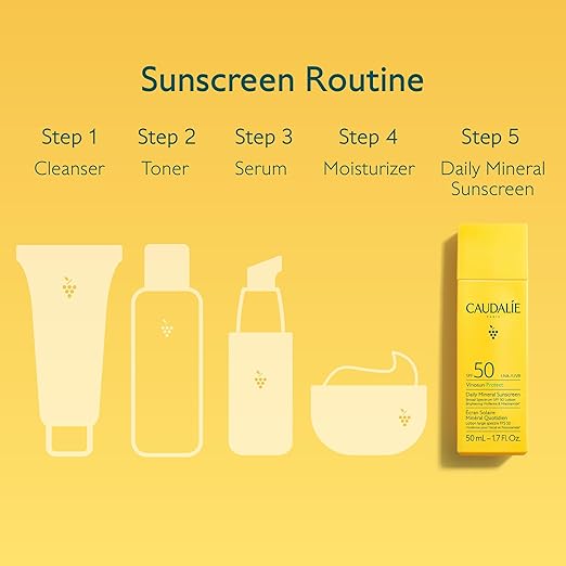 Caudalie Vinosun Protect Daily Mineral Sunscreen SPF50-50 mL