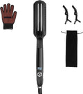 Happybuy Titanium Hair Straightener - Your Ideal Styling Companion! This 1.5 - inch Straightener Features Infrared Heating an LCD Display and 19 Temperature Options from 210°F - 450°F.