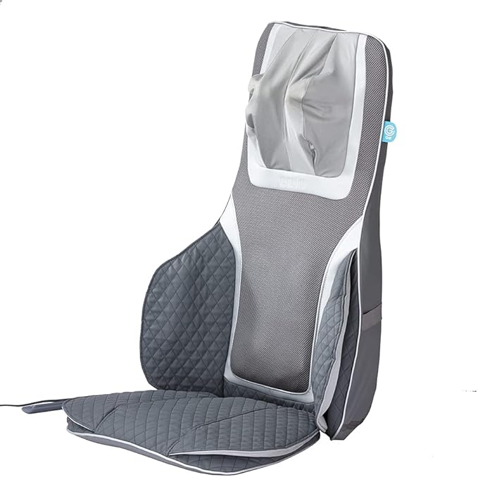 Homedics Gentle Touch Gel Deluxe Shiatsu Neck Shoulder and Back Massage Cushion with Heat