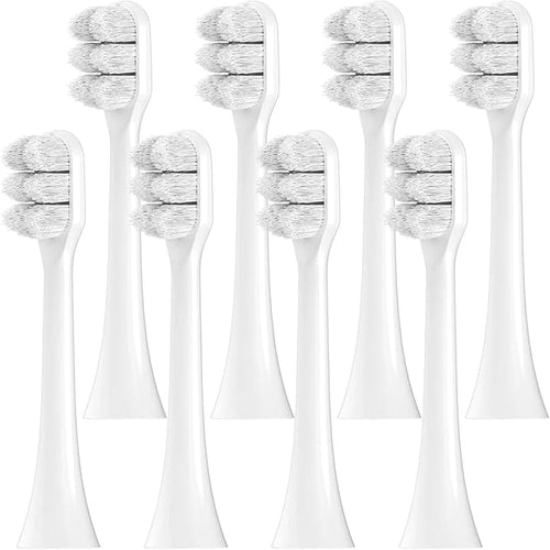 2/4/8/12 Pcs Compatible with Sonicare Toothbrush Replacement Brush Heads Soft Toothbrushes Head(White-12 Pcs)