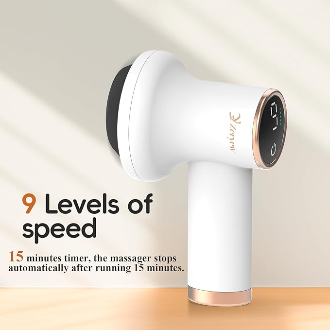 Cordless Cellulite Massager Handheld &amp Mini Lymphatic Drainage Massager Massage Stomach Belly Arms Legs Body Sculpting Machine for Women Female at Home -1.1lb Weight