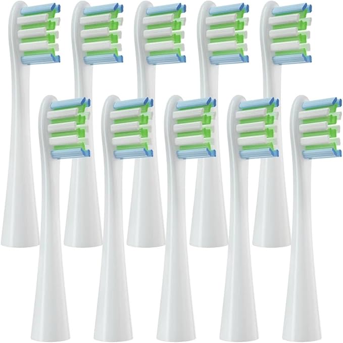 Compatible for Toothbrush Heads X/X PRO/Z1/ F1 One Air 2 Hair Brushes All(10pcs White)
