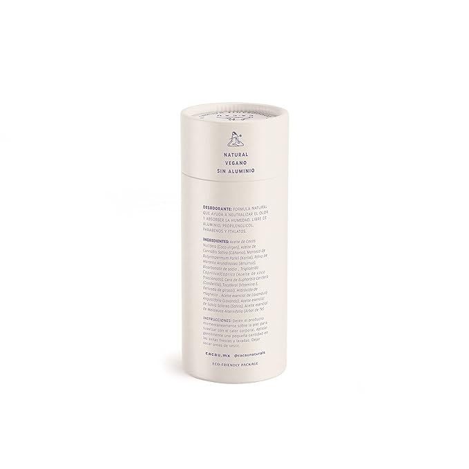 CACAU NATURALS LAVENDER + SAGE Natural Deodorant Extra Strenght 48 hour Vegan Aluminium-Free