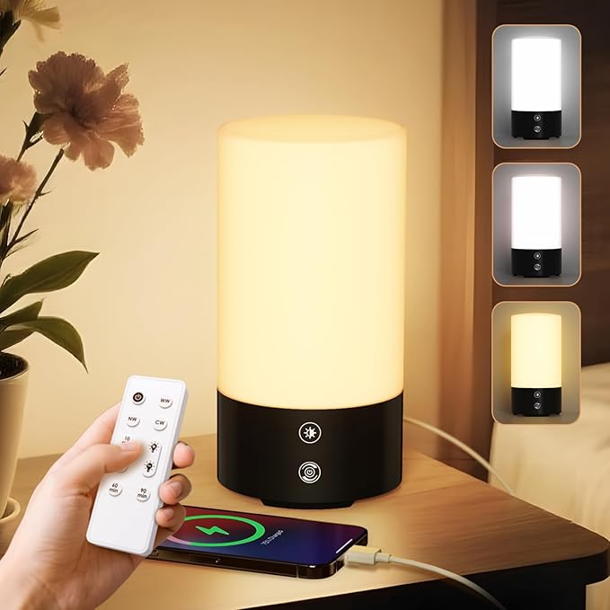 Light Therapy Lamp 10000 Lux Sun Lamp UV-Free with 3 Color Temperatures 4 Brightness &amp Timer Remote Control Sunlight for Home Office Shift Worker