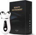 Microcurrent Face Device USB Micro Current Faci-al Shaping Tool for Facial Wrinkle Removal and Anti-AgingMini Microcurrent Face Lift Device for Face Lifting and Facial Sculpting (White)