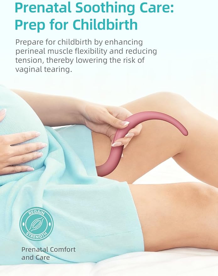 Female Personal Massager - Women Private Care Toolwith 10 Vibration and 3 HeatingRose Vibrating can Relax Pelvic Floor Muscles and Awaken Internal Tissue VitalityPrenatal and Postpartum Essentials