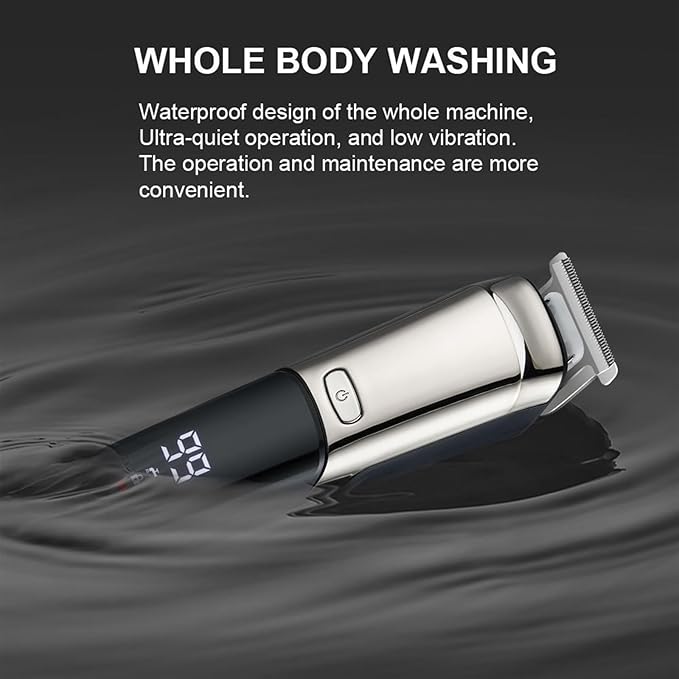 BAHREL Beard Trimmer for Men Electric Razor for Men Cordless Hair Clipper Shaving Kit for Mustache Body Nose Ear Hair Facial Men's Hair Clippers Electric Razor