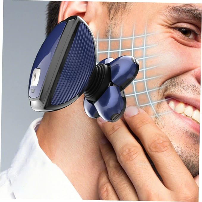 Beard Clippers USB Rechargeable Hair Removal Machine for Men Compact Electric Trimmer with Nose Hair Removal Function Lightweight and Durable Design for Travel and Home Use