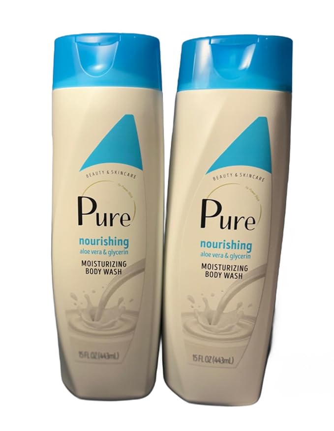 NOURISHING ALOE VERA &amp GLYCERIN MOISTURIZING BODY WASH 15FL.OZ. (443ML.) (PACK OF 2)