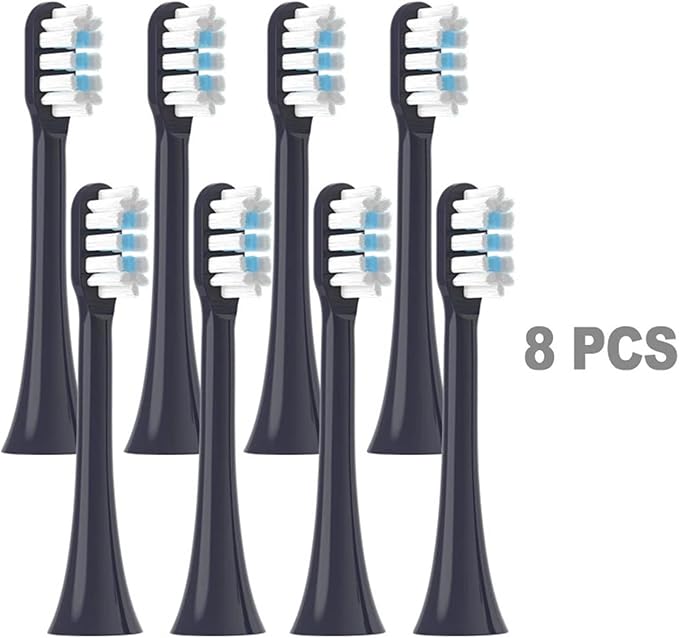 Replacement Toothbrush Heads for Xiaom Mijia T301/T302/T501C Electric(4 pcs White)